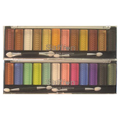 Saffron 12pc Shine Eye Shadow 20g (24 UNITS)